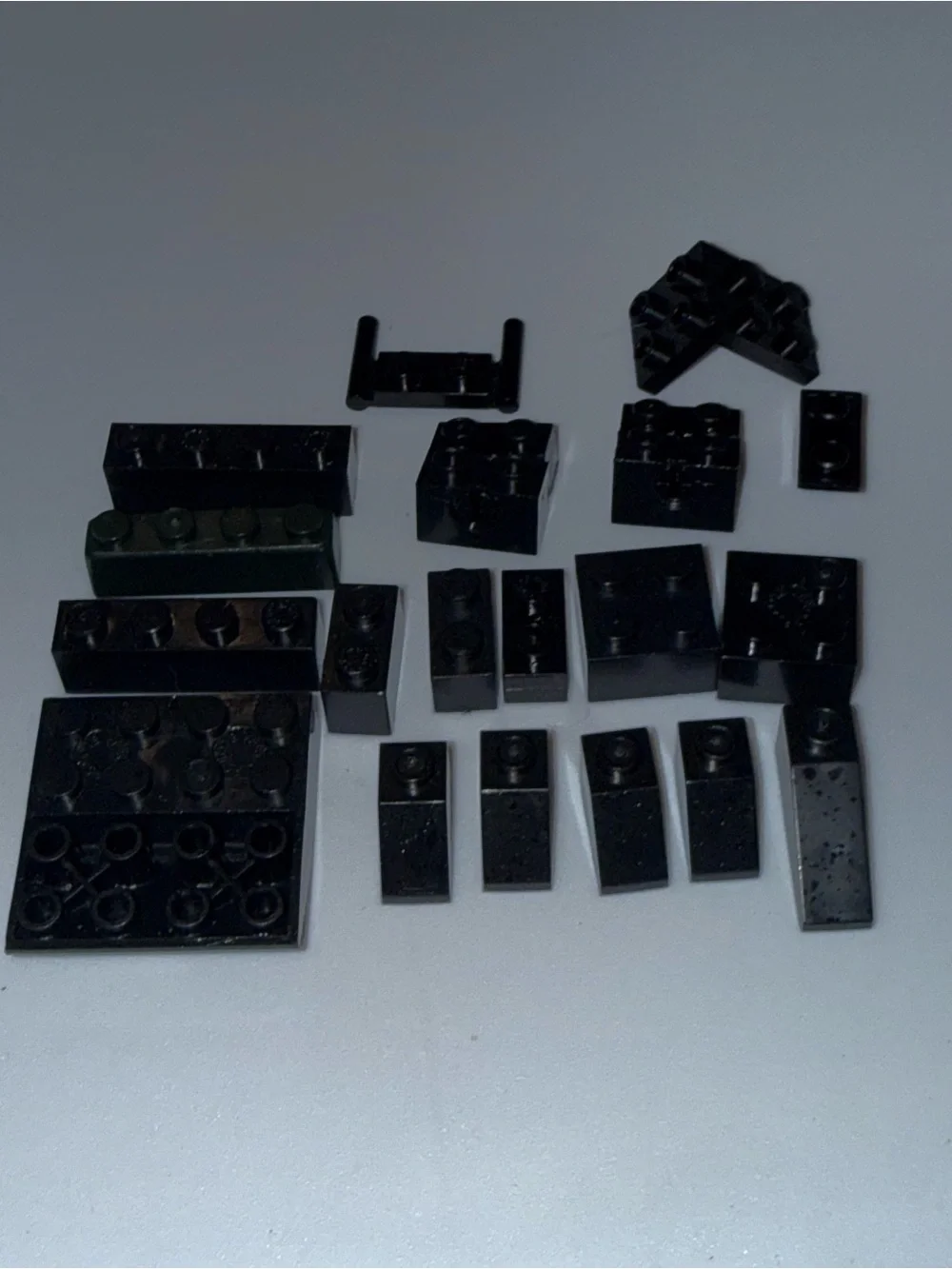 LEGO black vehicle parts pieces planks elements lot